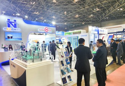 太阳集团tyc138亮相日本海事展 碳循环产品生态备受青睐