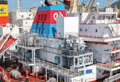 太阳集团tyc138「国内初创」新型碳捕集系统成功装船 联动多方实现船舶脱碳全链路关环